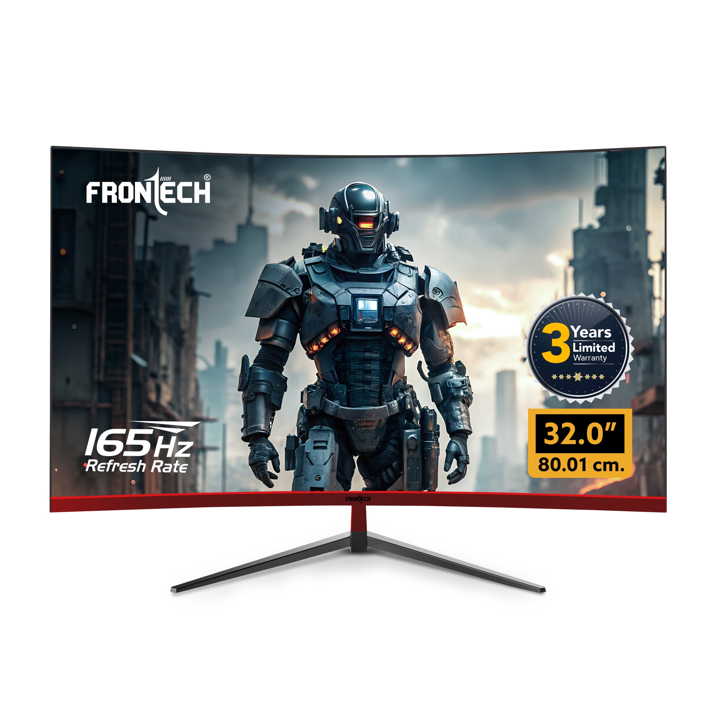 Frontech 32'' Curved Gaming LED Monitor | 165Hz, 1920x1080 | 1800R Curve, Bezel-Less Design (MON-0076) Frontech 32'' Curved Gaming LED Monitor | 165Hz, 1920x1080 | 1800R Curve, Bezel-Less Design (MON-0076)